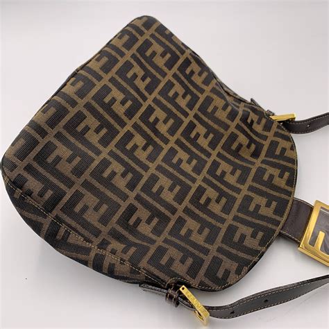 fendi zucca shoulder bag vintage.